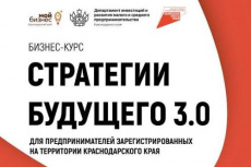 На Кубани стартовал прием заявок на бесплатный бизнес-курс «Стратегии будущего 3.0» для действующих предпринимателей