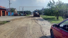 Грейдирование улиц.