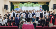 В Доме культуры поселка Южный состоялось торжественное открытие Года защитника Отечества, Года 80-летия Великой Победы и месячника военно-патриотической работы